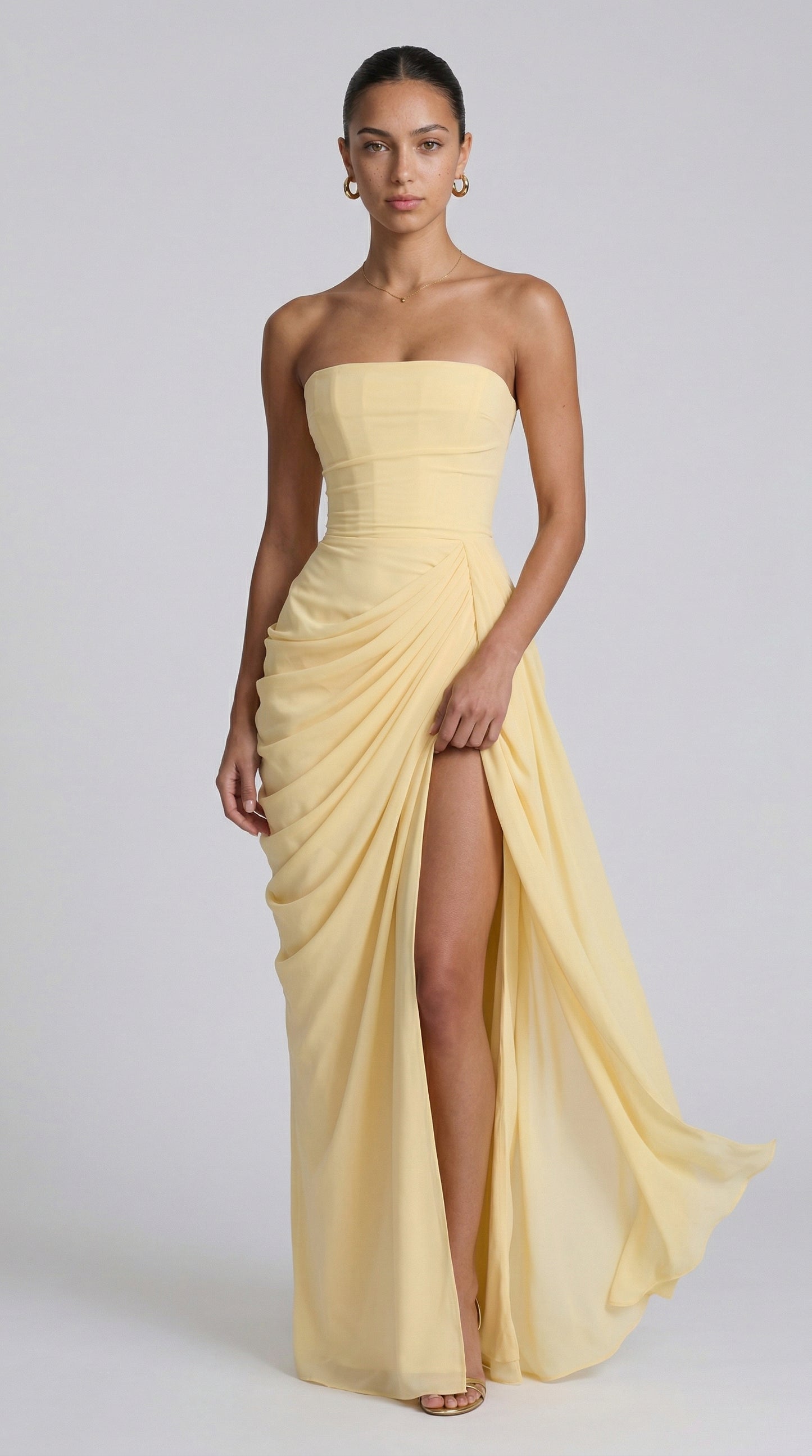 Julie | Mazi Dress - Limone