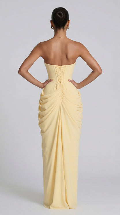 Julie | Mazi Dress - Limone