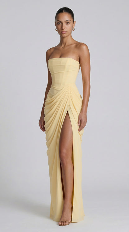 Julie | Mazi Dress - Limone