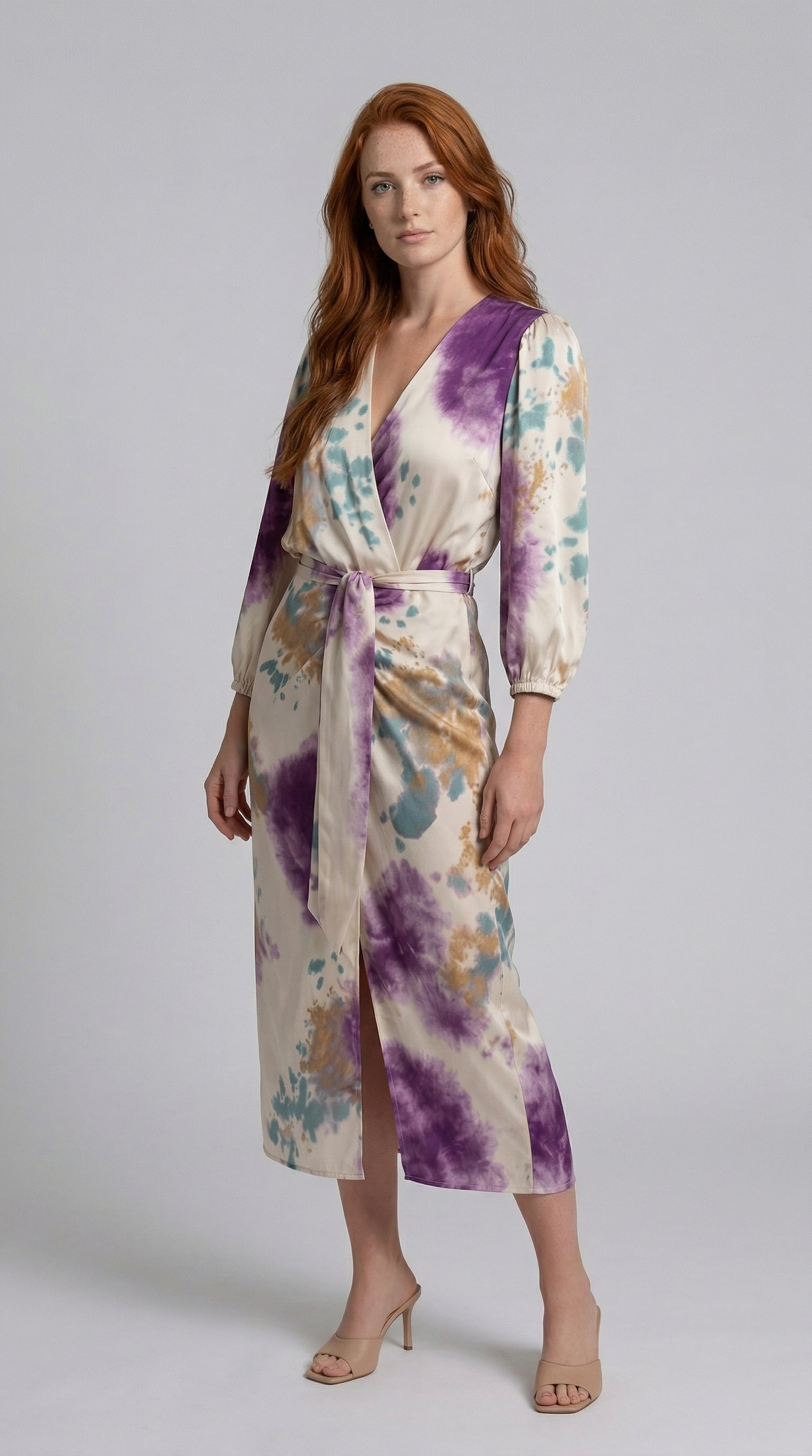 Sofie | Printed Midi Dress