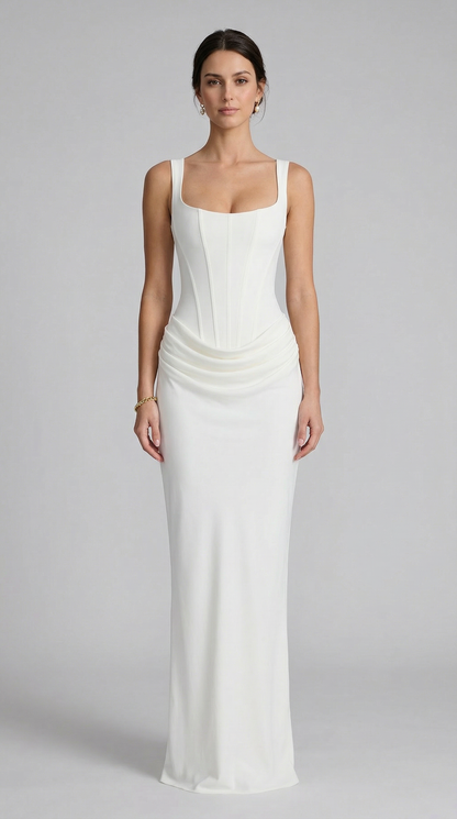 Julie | Hourglass Maxi - Bianco