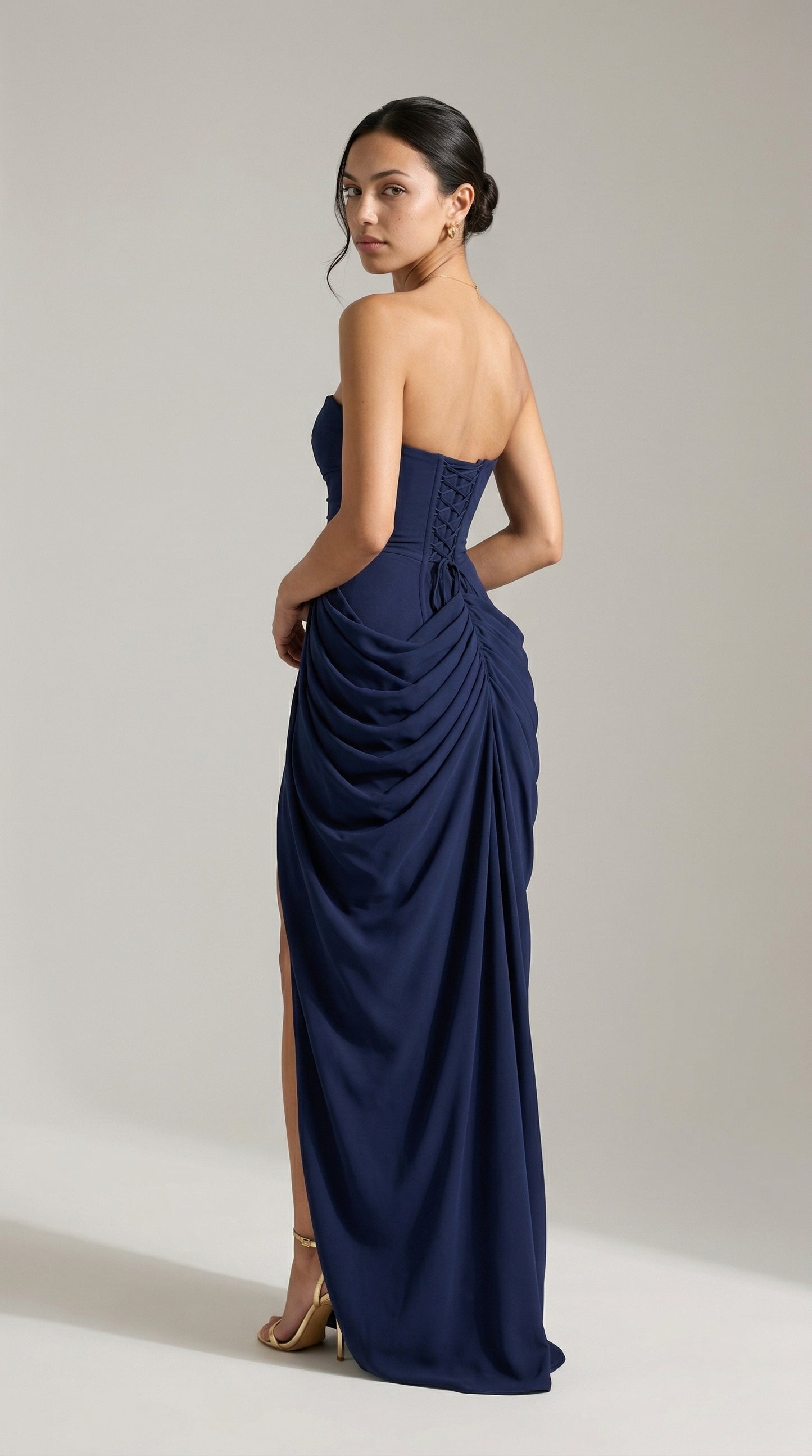 Julie | Mazi Dress - Blu Scuro