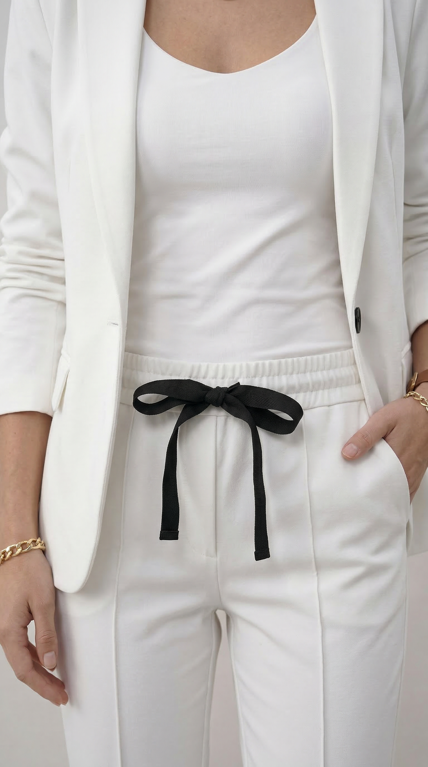 Tailleur Ginevra (Giacca + Pantaloni)-Beige