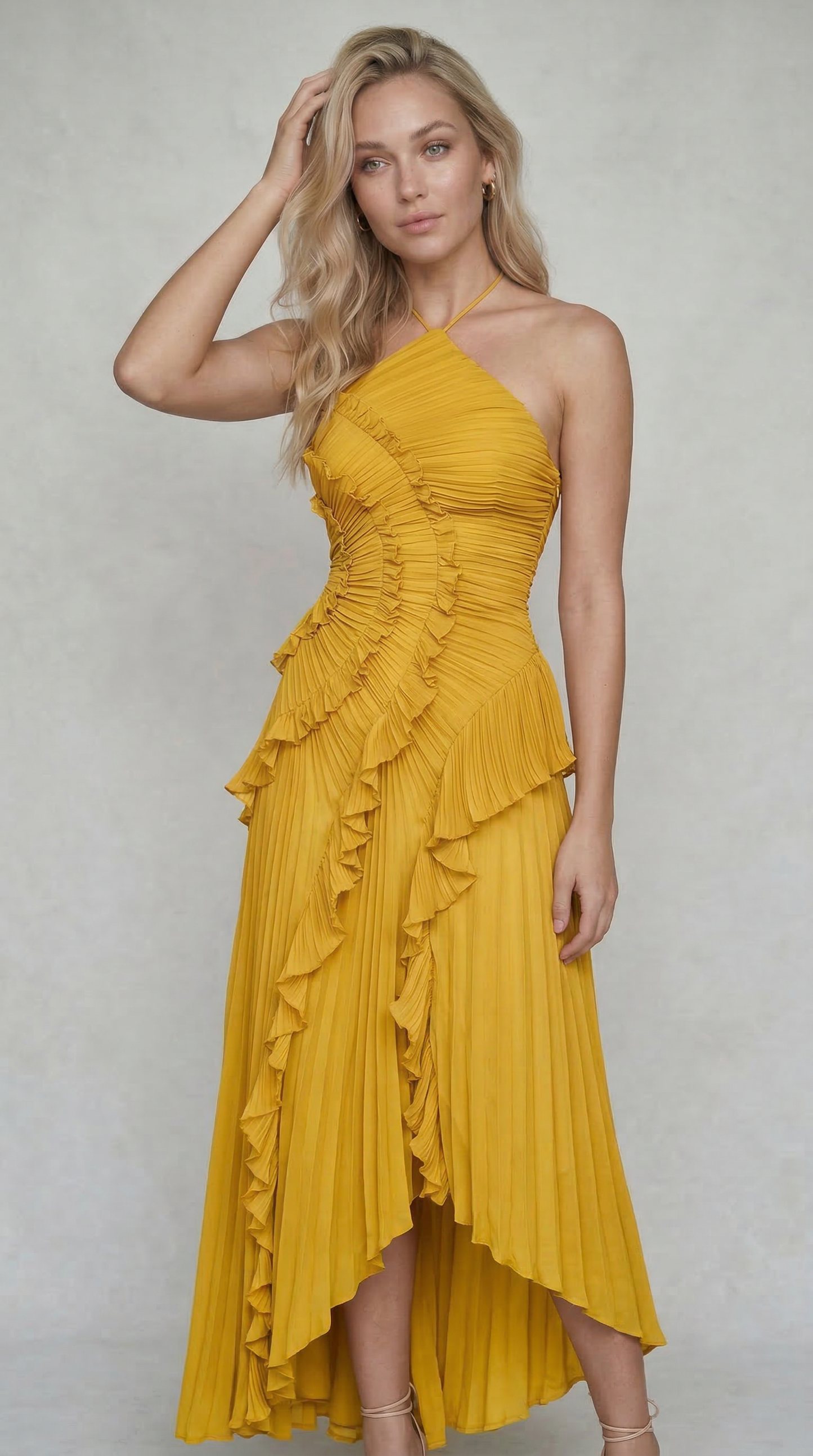 Abito con volant in edizione limitata - Viola