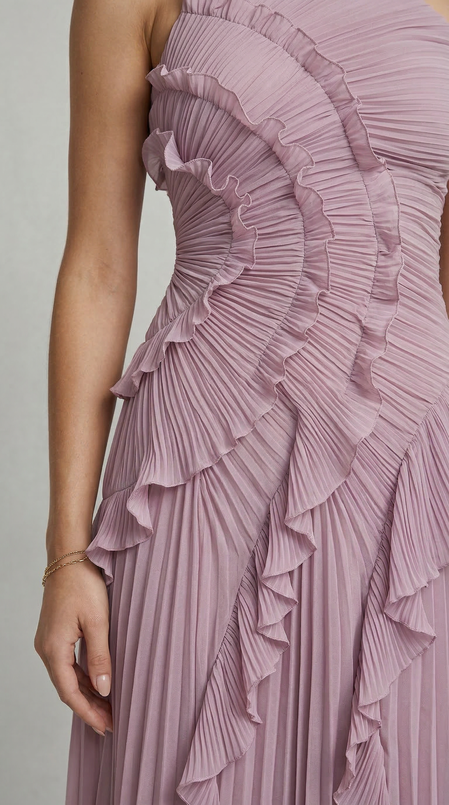 Abito con volant in edizione limitata - Viola