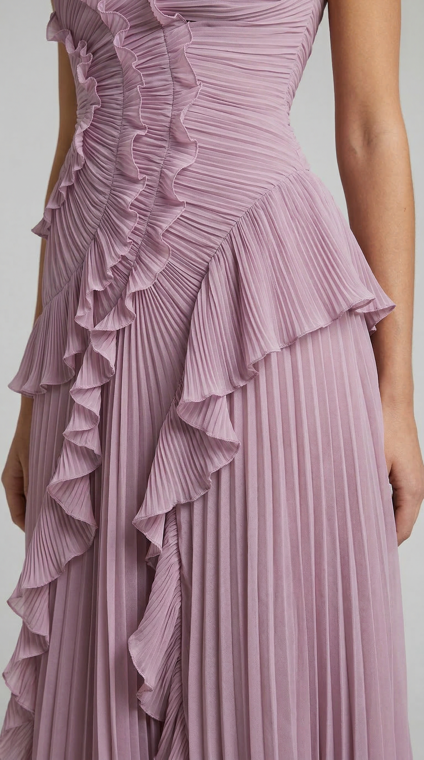 Abito con volant in edizione limitata - Viola