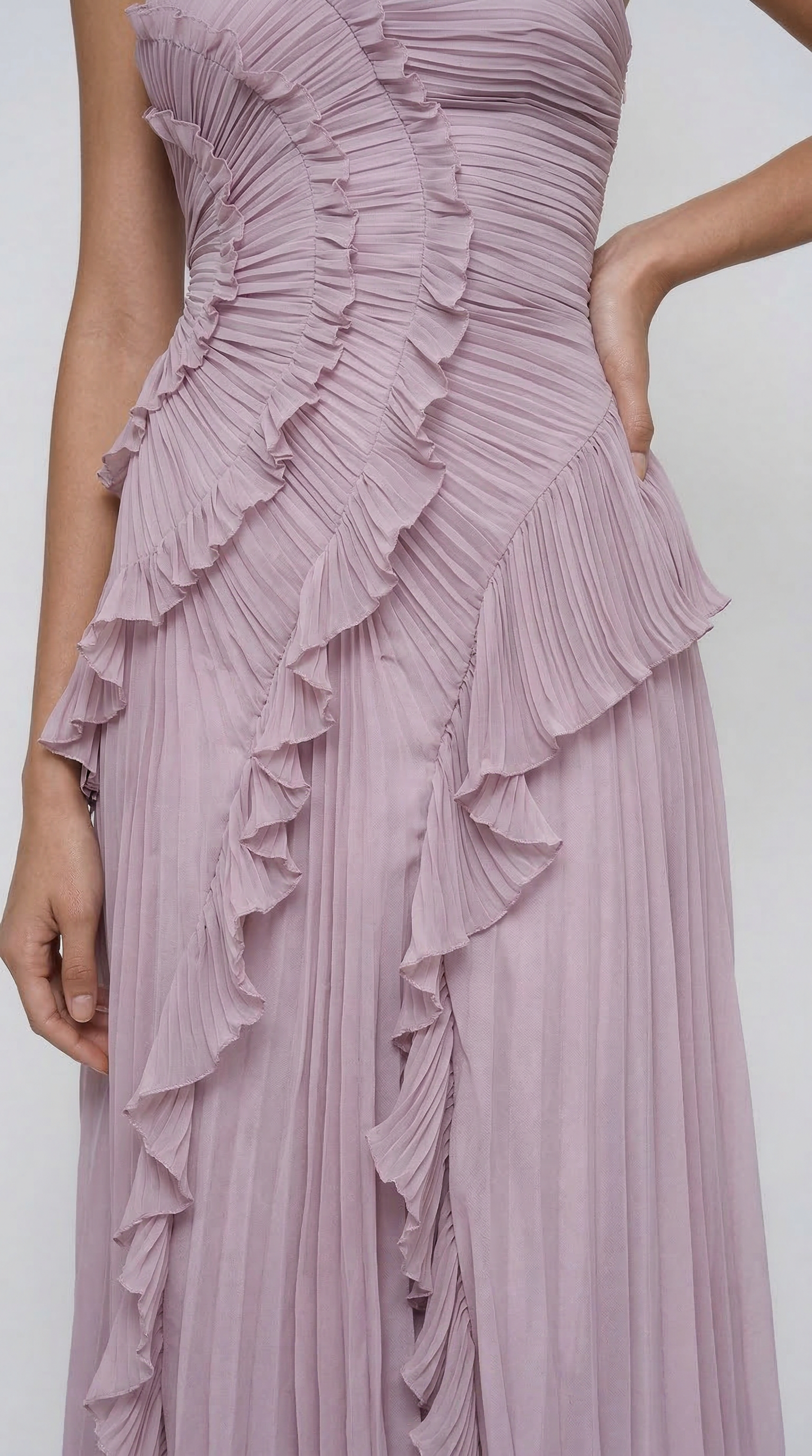 Abito con volant in edizione limitata - Viola