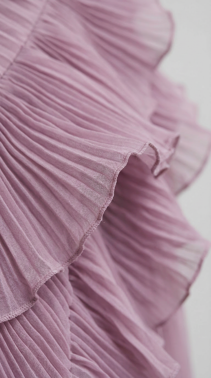 Abito con volant in edizione limitata - Viola