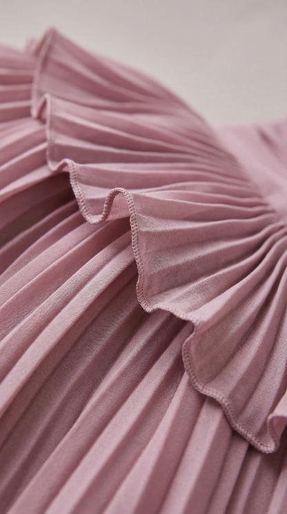 Abito con volant in edizione limitata - Viola