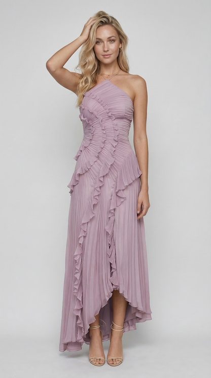 Abito con volant in edizione limitata - Viola