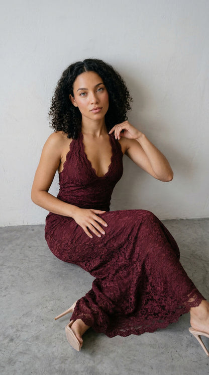 ARIA | Lace Me Maxi Dress