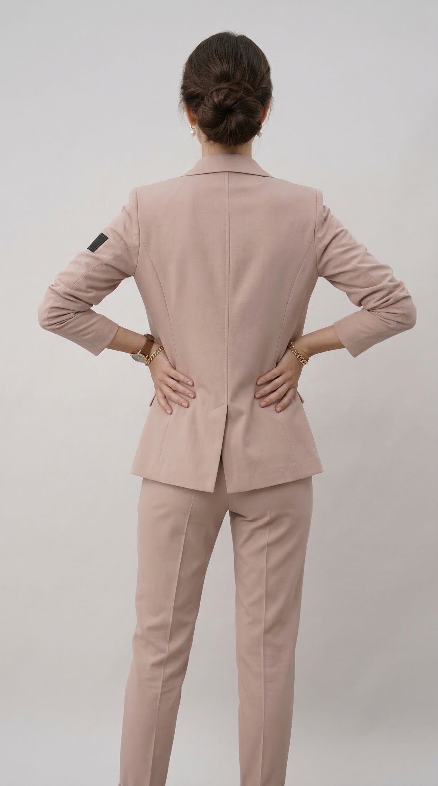 Tailleur Ginevra (Giacca + Pantaloni)-Beige