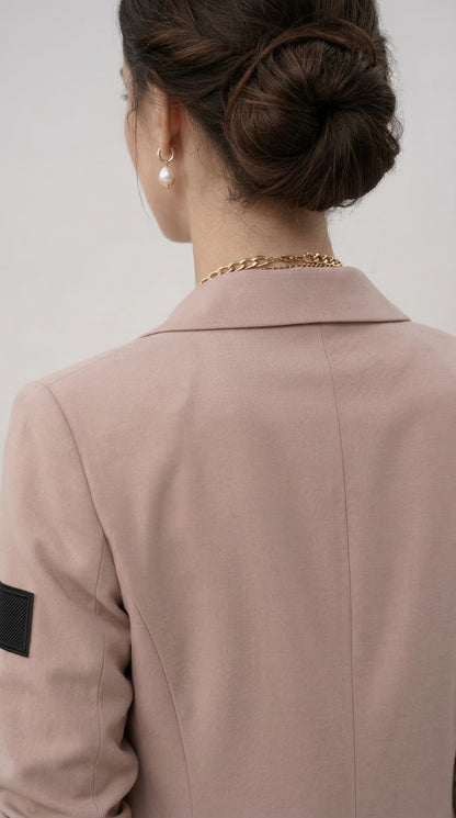 Tailleur Ginevra (Giacca + Pantaloni)-Beige