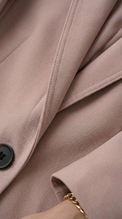 Tailleur Ginevra (Giacca + Pantaloni)-Beige