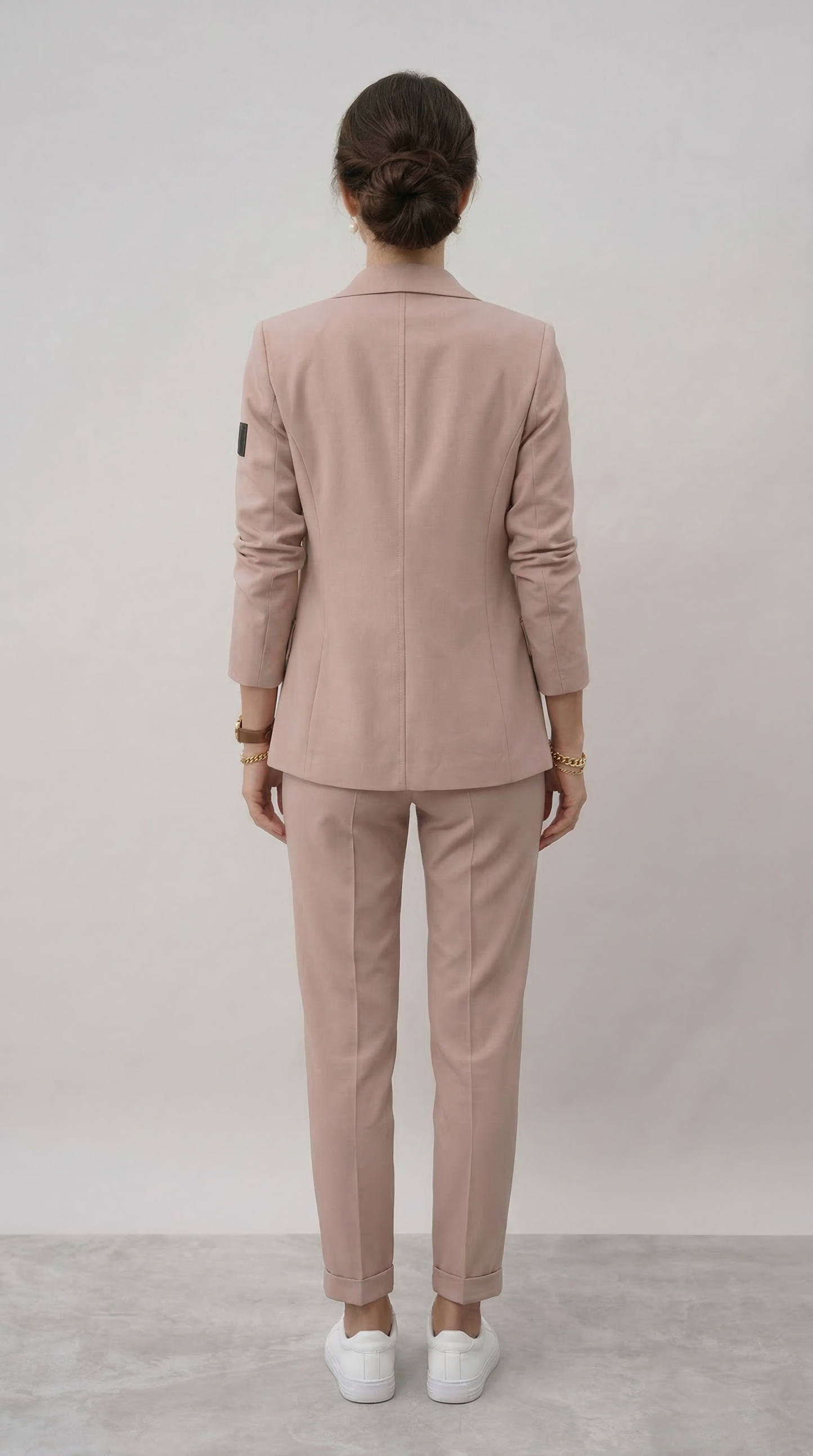 Tailleur Ginevra (Giacca + Pantaloni)-Beige