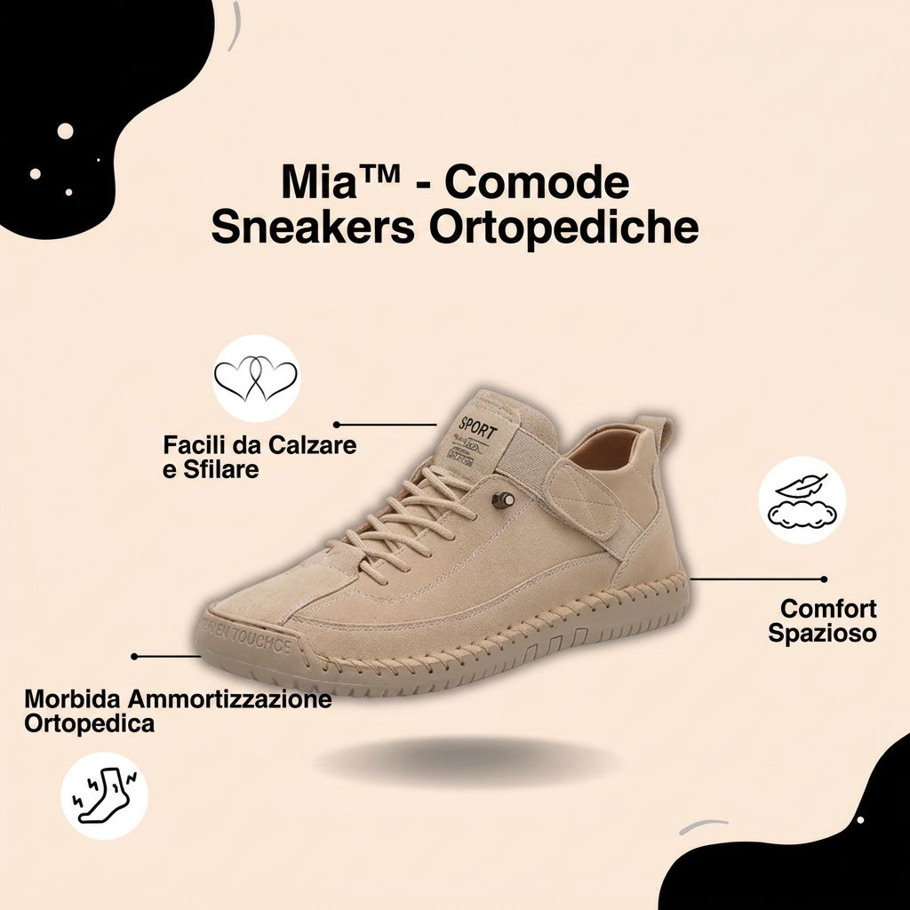 Éva - Scarpe comode ed ergonomiche - Beige