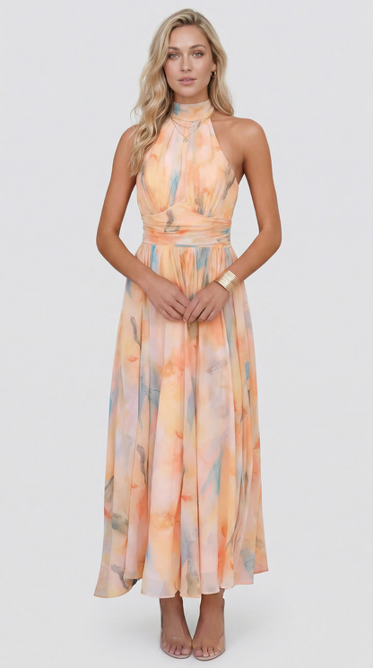 María™ – Abito Maxi Floreale Elegante