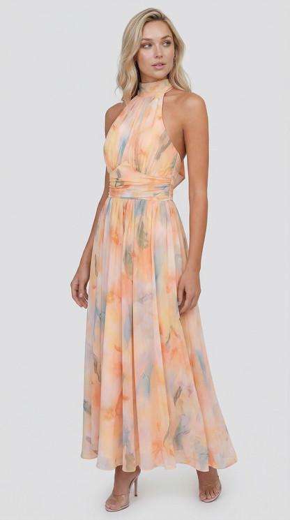 María™ – Abito Maxi Floreale Elegante