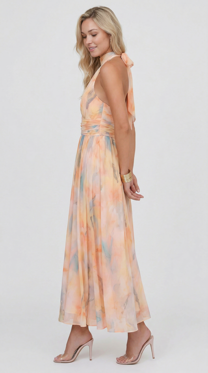 María™ – Abito Maxi Floreale Elegante