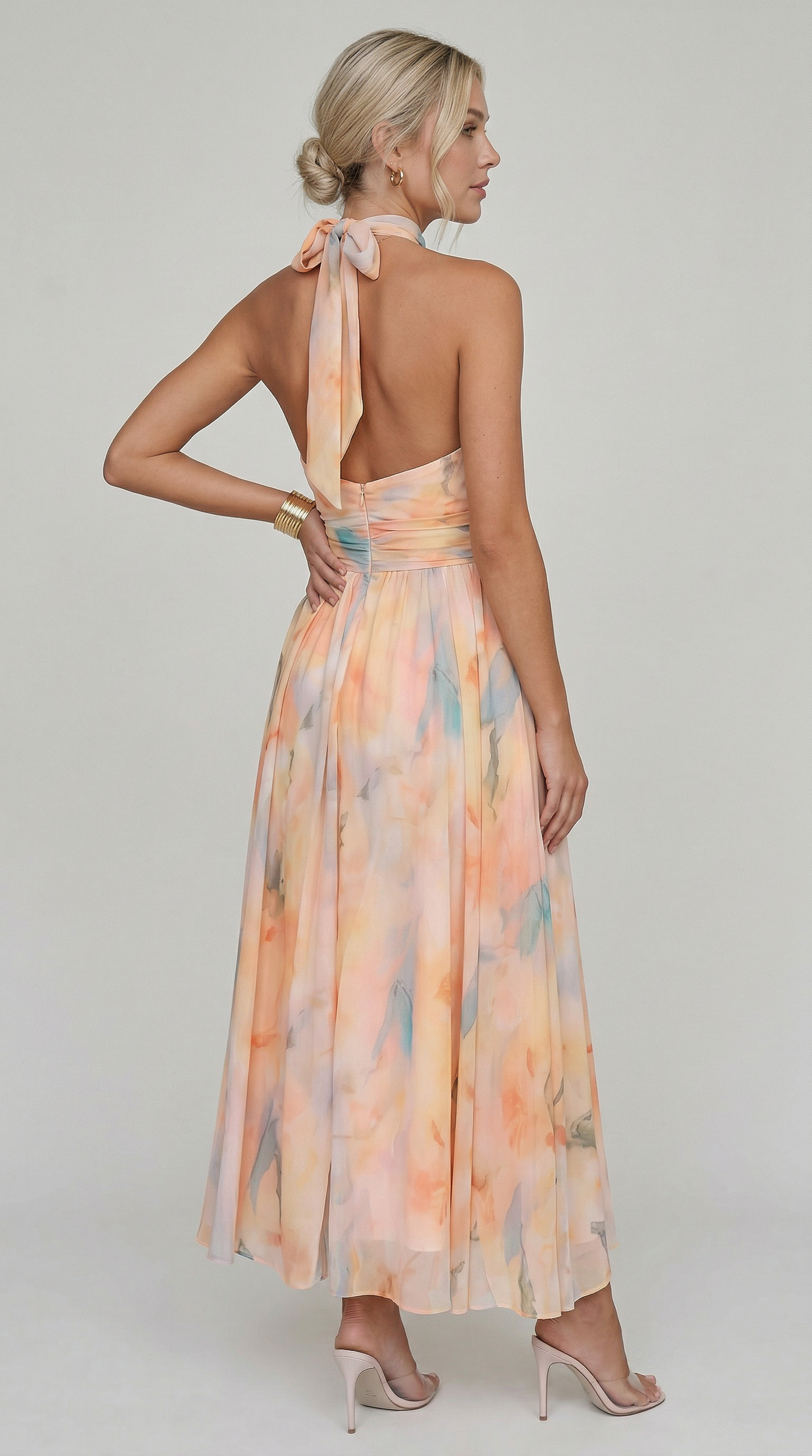 María™ – Abito Maxi Floreale Elegante