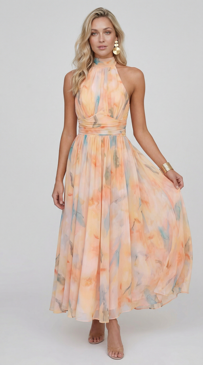 María™ – Abito Maxi Floreale Elegante