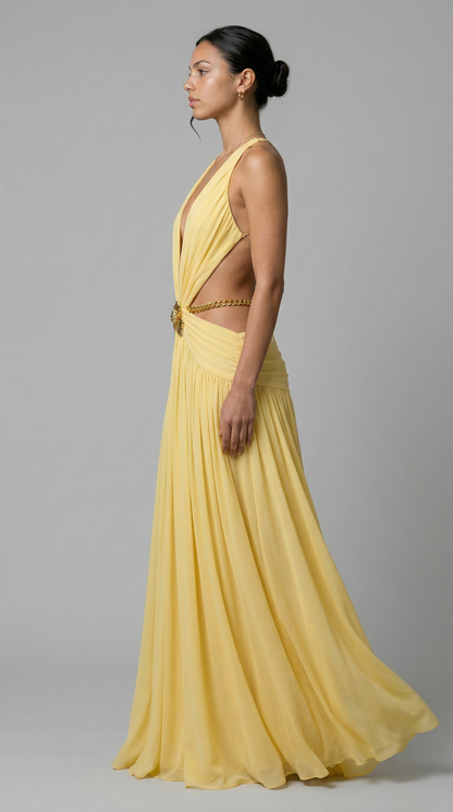 Indianna Maxi Dress - Limone