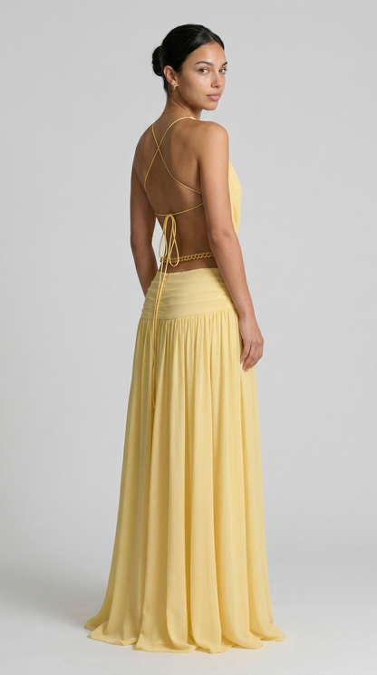 Indianna Maxi Dress - Limone