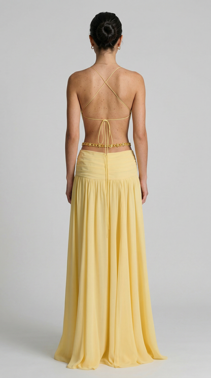 Indianna Maxi Dress - Limone