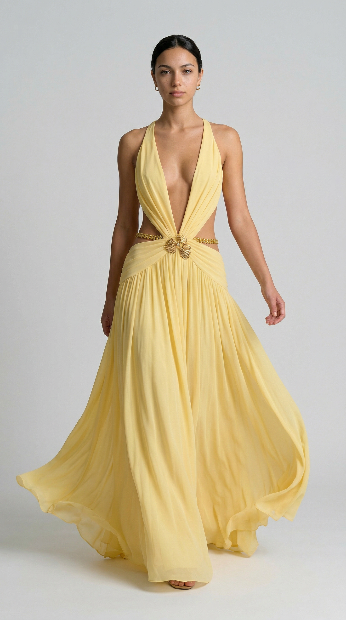 Indianna Maxi Dress - Limone