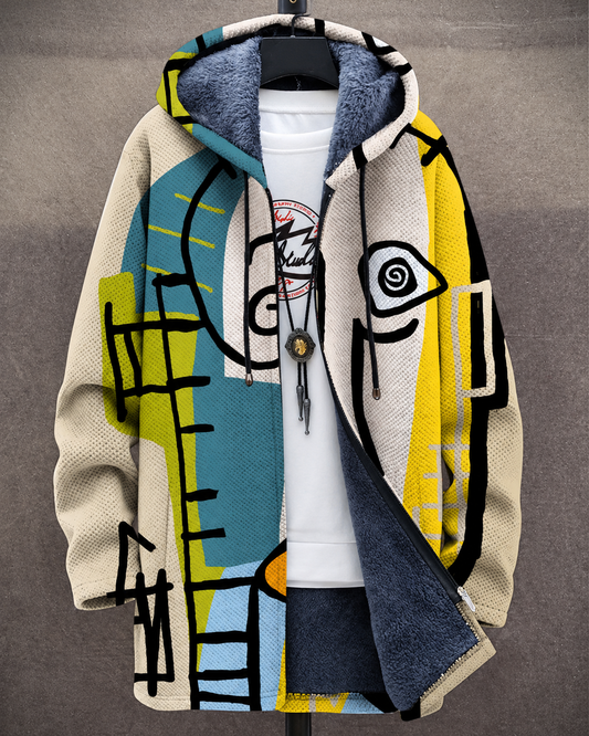 Gabriele | Cardigan Artistico con Cappuccio — vista prodotto