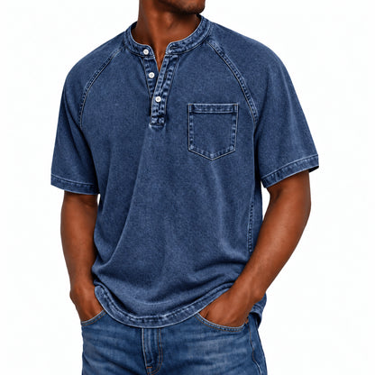 Henley Saltwater 2.0 in cotone vintage immagine 5