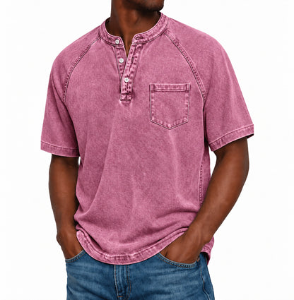 Henley Saltwater 2.0 in cotone vintage immagine 9