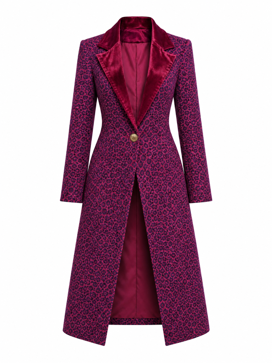 Lavinia, Cappotto lungo con motivo animalier, vista 5