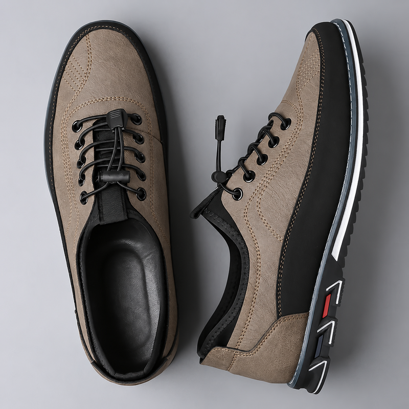 Lorenzo calzature artigianali beige | vista 2