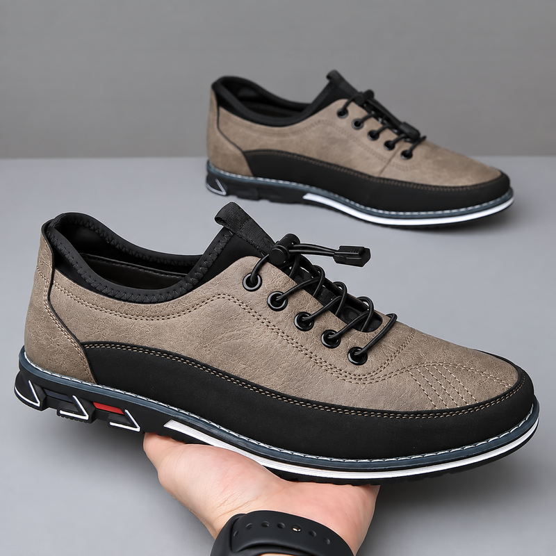 Lorenzo calzature artigianali beige | vista 3