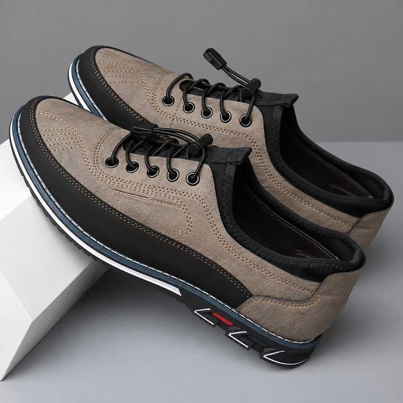 Lorenzo calzature artigianali beige | vista 4