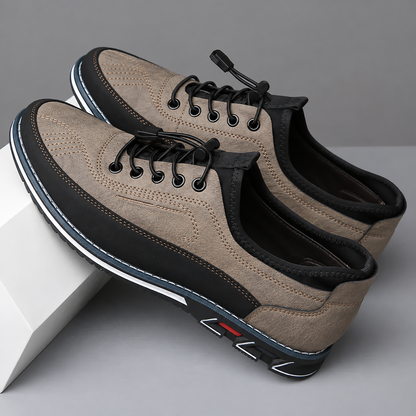 Lorenzo calzature artigianali beige | vista 4
