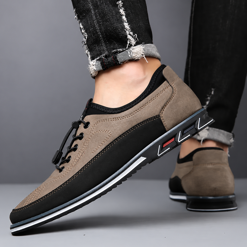 Lorenzo calzature artigianali beige | vista 7