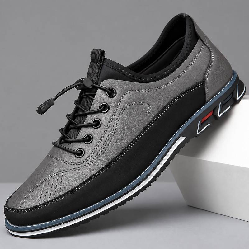 Lorenzo calzature artigianali grigio | vista 1