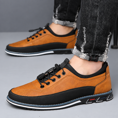 Lorenzo calzature artigianali marrone chiaro | vista 5