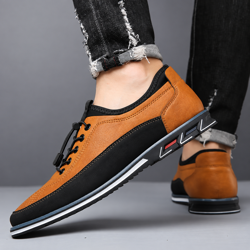 Lorenzo calzature artigianali marrone chiaro | vista 7