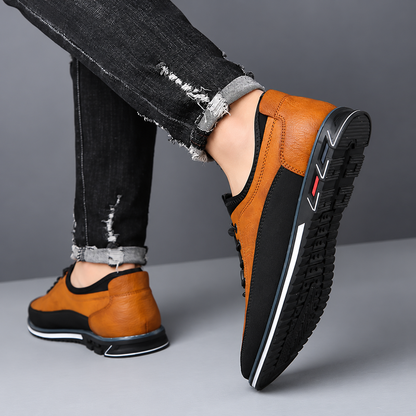 Lorenzo calzature artigianali marrone chiaro | vista 8
