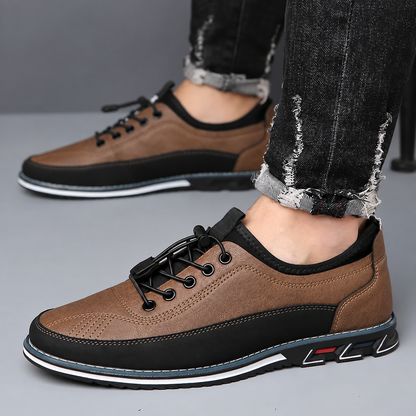 Lorenzo calzature artigianali marrone scuro | vista 5