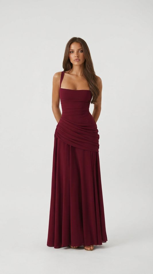 Sculpted Muse Maxi - Bordeaux