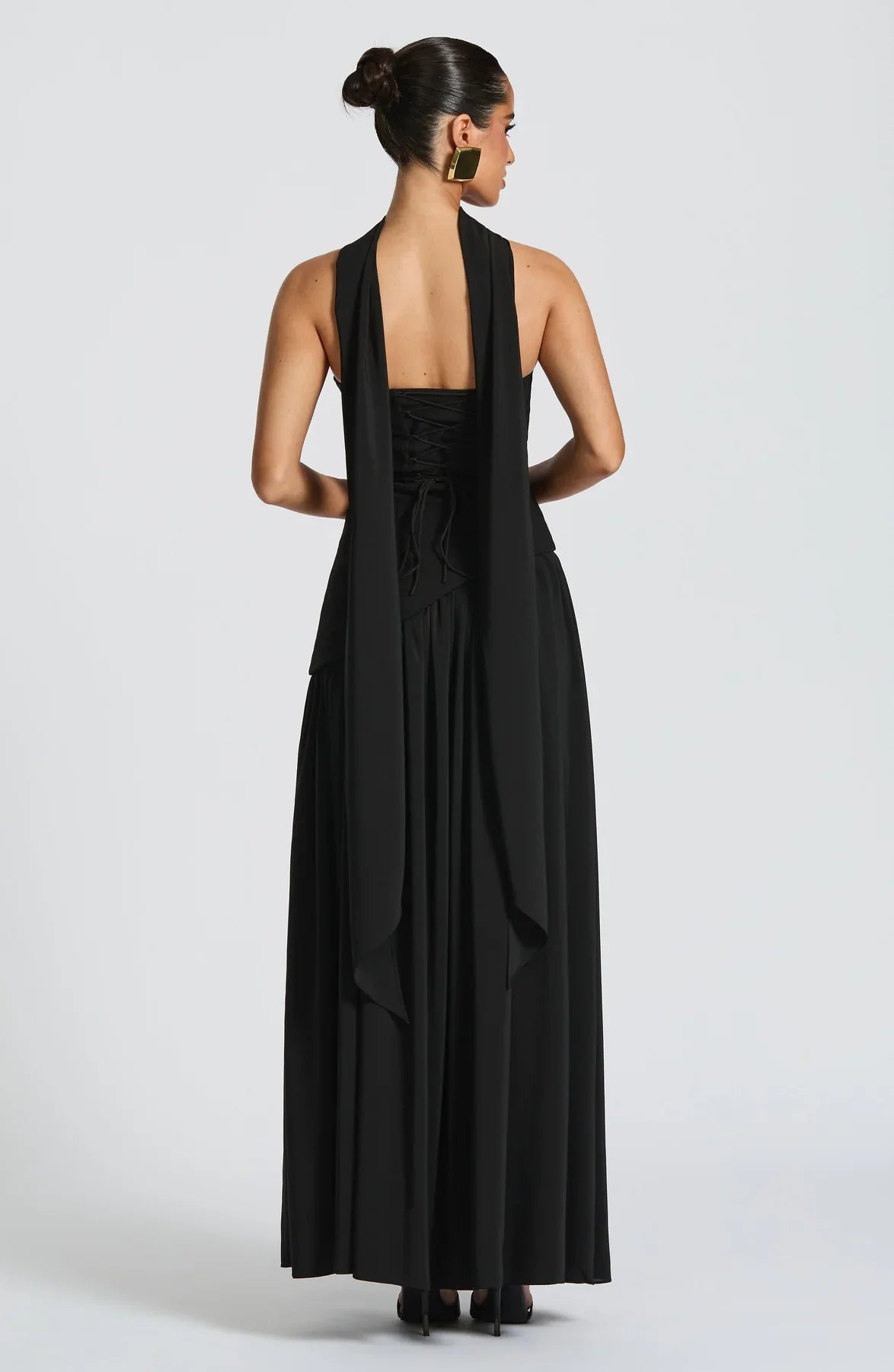 Aura Maxi Dress - Negro