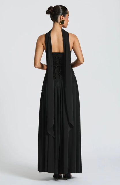 Aura Maxi Dress - Negro