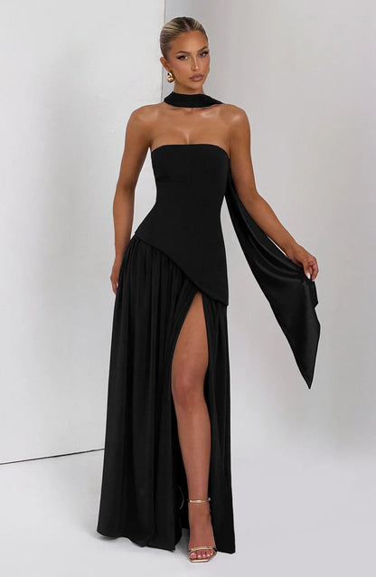 Aura Maxi Dress - Negro