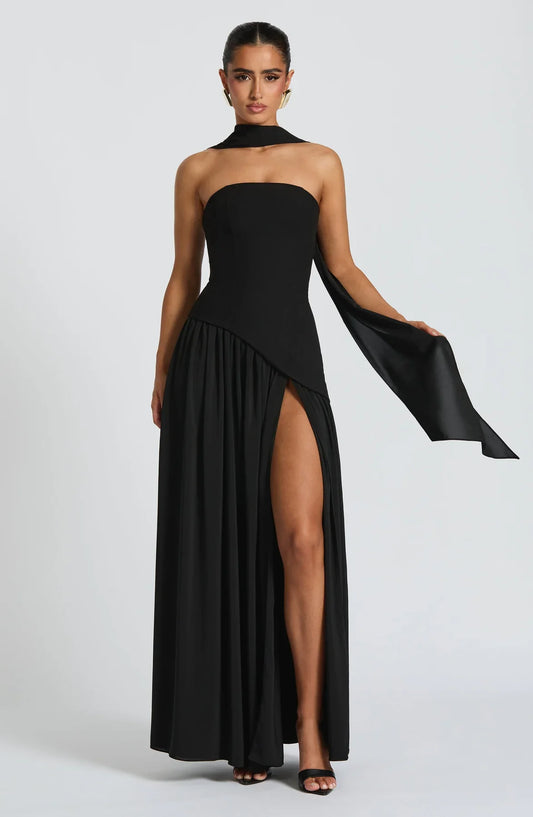 Aura Maxi Abito - Nero