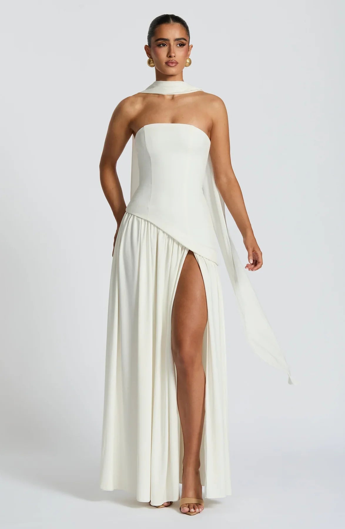 Aura Maxi Dress - Nieve