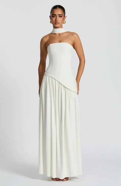 Aura Maxi Dress - Nieve